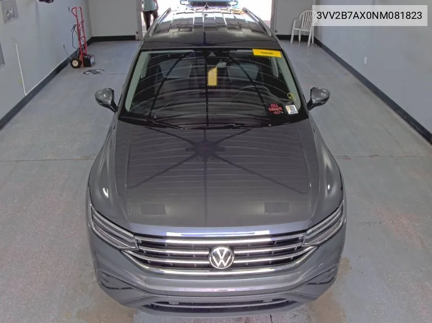 2022 Volkswagen Tiguan Se VIN: 3VV2B7AX0NM081823 Lot: 40815213