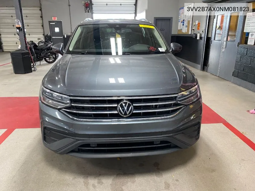 2022 Volkswagen Tiguan Se VIN: 3VV2B7AX0NM081823 Lot: 40815213