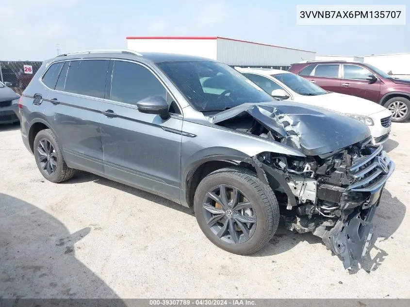 3VVNB7AX6PM135707 2023 Volkswagen Tiguan 2.0T Se