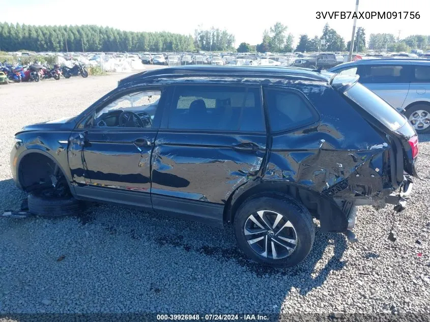 3VVFB7AX0PM091756 2023 Volkswagen Tiguan 2.0T S