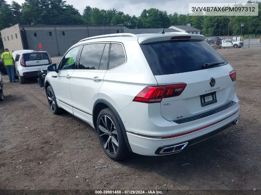 2023 Volkswagen Tiguan 2.0T Sel R-Line VIN: 3VV4B7AX6PM097312 Lot: 39981458