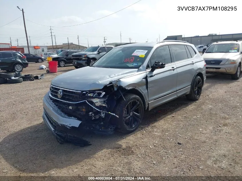 2023 Volkswagen Tiguan 2.0T Se R-Line Black VIN: 3VVCB7AX7PM108295 Lot: 40003804