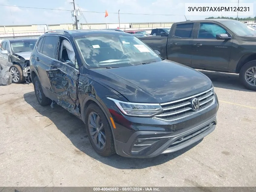 2023 Volkswagen Tiguan 2.0T Se VIN: 3VV3B7AX6PM124231 Lot: 40045652