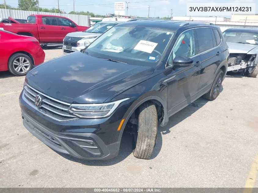 3VV3B7AX6PM124231 2023 Volkswagen Tiguan 2.0T Se