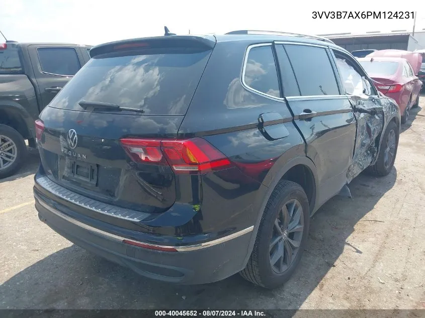 3VV3B7AX6PM124231 2023 Volkswagen Tiguan 2.0T Se