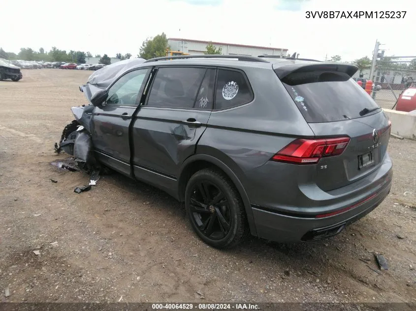 2023 Volkswagen Tiguan 2.0T Se R-Line Black VIN: 3VV8B7AX4PM125237 Lot: 40064529