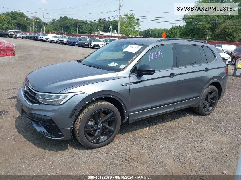 2023 Volkswagen Tiguan 2.0T Se R-Line Black VIN: 3VV8B7AX2PM023130 Lot: 40122679