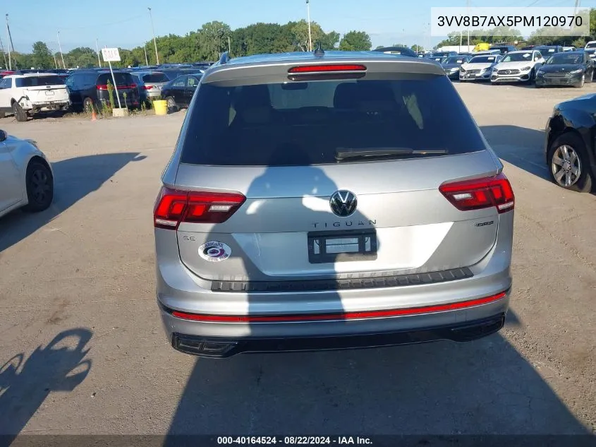 2023 Volkswagen Tiguan 2.0T Se R-Line Black VIN: 3VV8B7AX5PM120970 Lot: 40164524