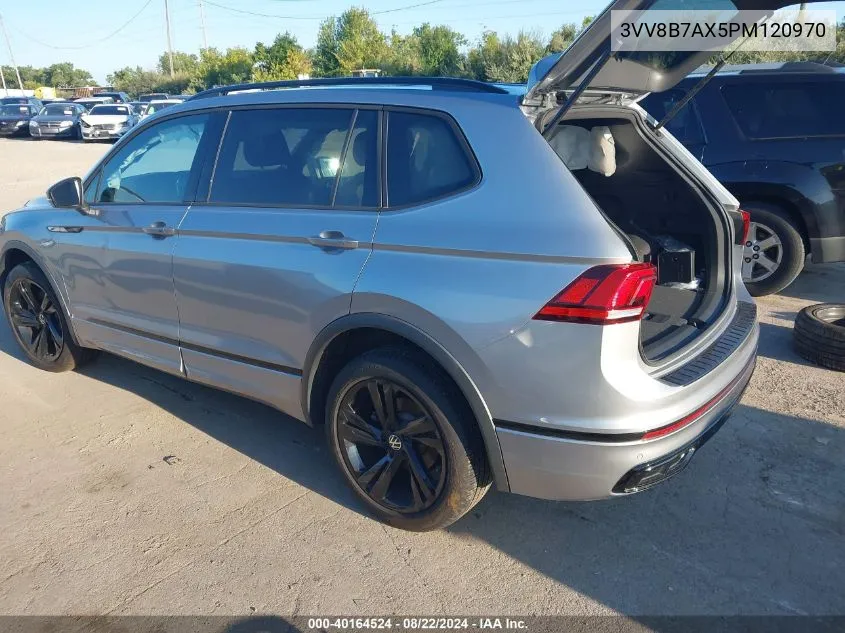 2023 Volkswagen Tiguan 2.0T Se R-Line Black VIN: 3VV8B7AX5PM120970 Lot: 40164524