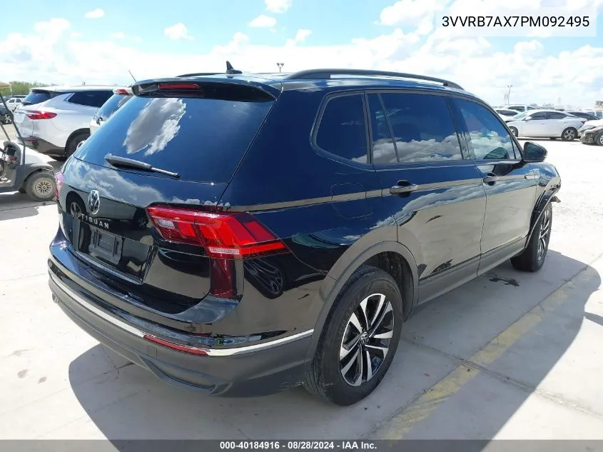 2023 Volkswagen Tiguan 2.0T S VIN: 3VVRB7AX7PM092495 Lot: 40184916