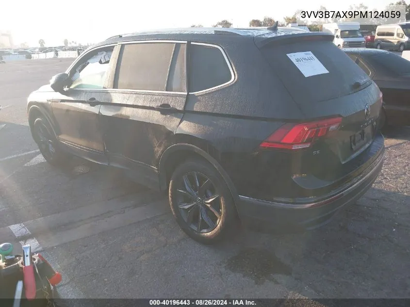 2023 Volkswagen Tiguan 2.0T Se VIN: 3VV3B7AX9PM124059 Lot: 40196443