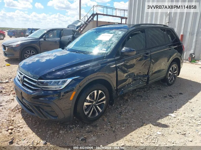 3VVRB7AX8PM114858 2023 Volkswagen Tiguan 2.0T S