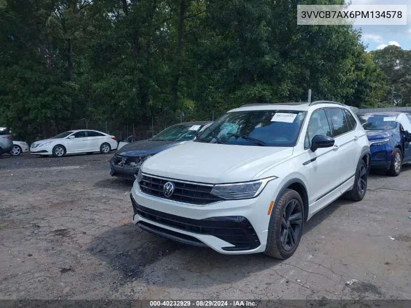 2023 Volkswagen Tiguan 2.0T Se R-Line Black VIN: 3VVCB7AX6PM134578 Lot: 40232929