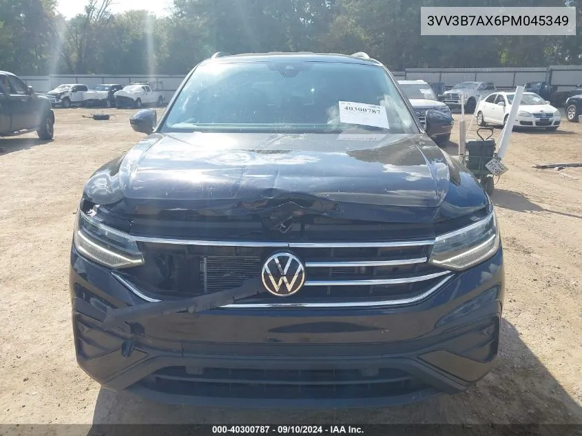 2023 Volkswagen Tiguan 2.0T Se VIN: 3VV3B7AX6PM045349 Lot: 40300787