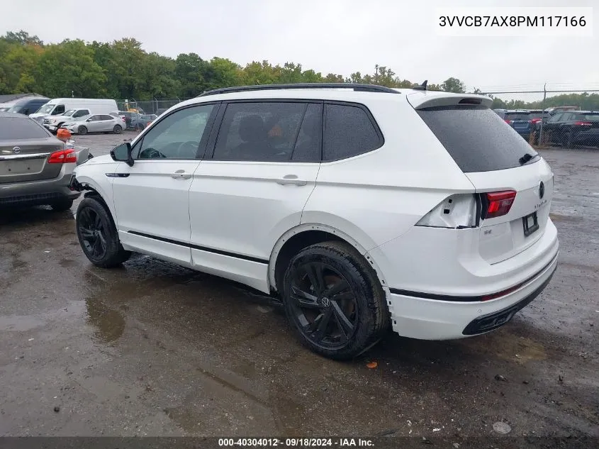 2023 Volkswagen Tiguan Se R-Line Black VIN: 3VVCB7AX8PM117166 Lot: 40304012