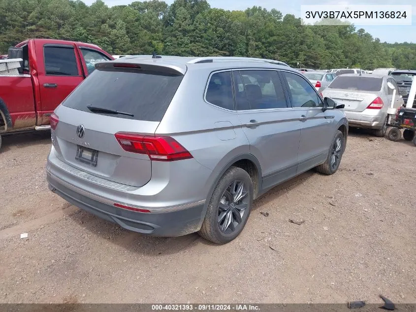 2023 Volkswagen Tiguan Se VIN: 3VV3B7AX5PM136824 Lot: 40321393