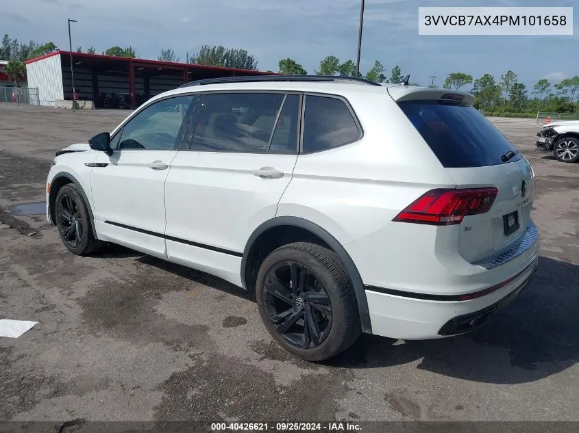 2023 Volkswagen Tiguan 2.0T Se R-Line Black VIN: 3VVCB7AX4PM101658 Lot: 40426621