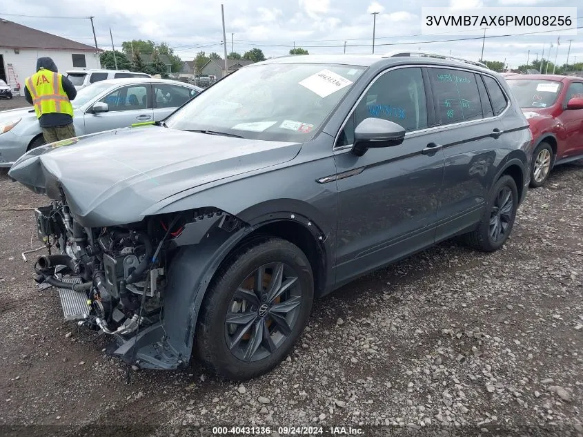 3VVMB7AX6PM008256 2023 Volkswagen Tiguan 2.0T Se