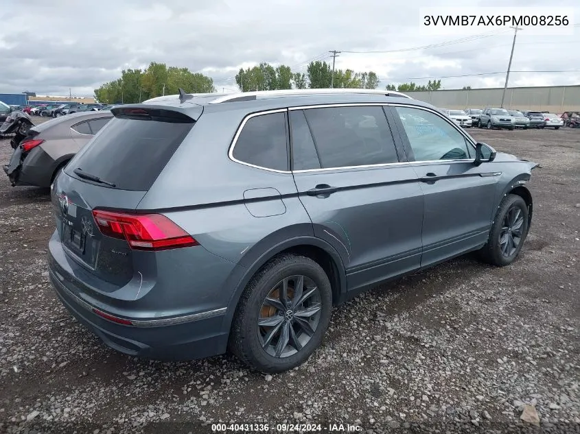 2023 Volkswagen Tiguan 2.0T Se VIN: 3VVMB7AX6PM008256 Lot: 40431336