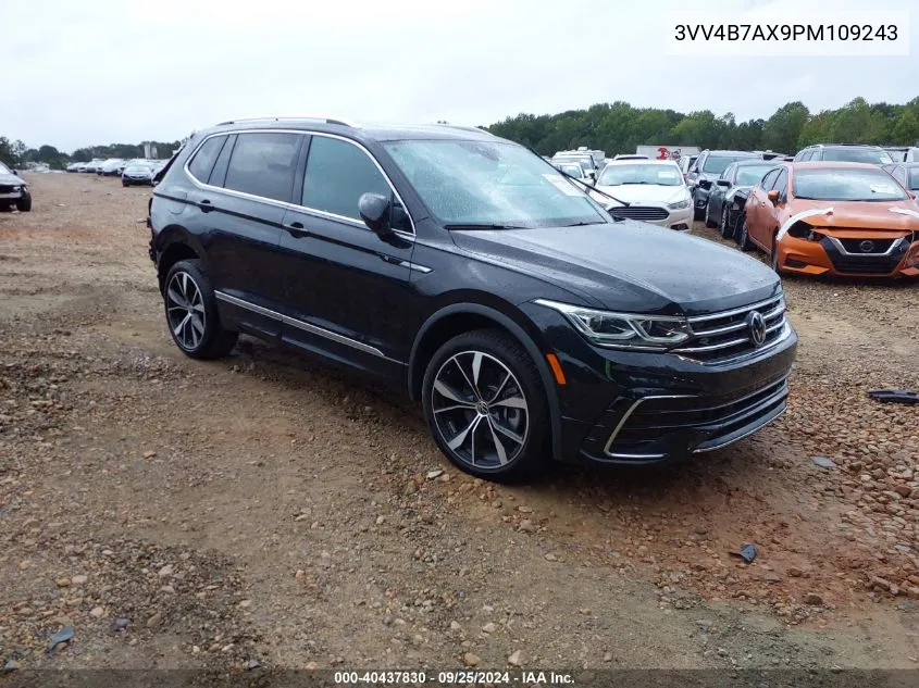 2023 Volkswagen Tiguan 2.0T Sel R-Line VIN: 3VV4B7AX9PM109243 Lot: 40437830