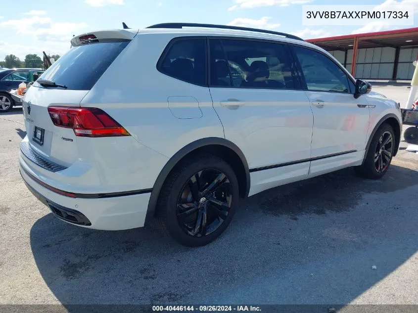 2023 Volkswagen Tiguan 2.0T Se R-Line Black VIN: 3VV8B7AXXPM017334 Lot: 40446144