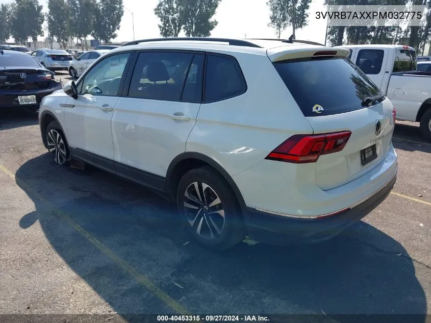 2023 Volkswagen Tiguan 2.0T S VIN: 3VVRB7AXXPM032775 Lot: 40453315