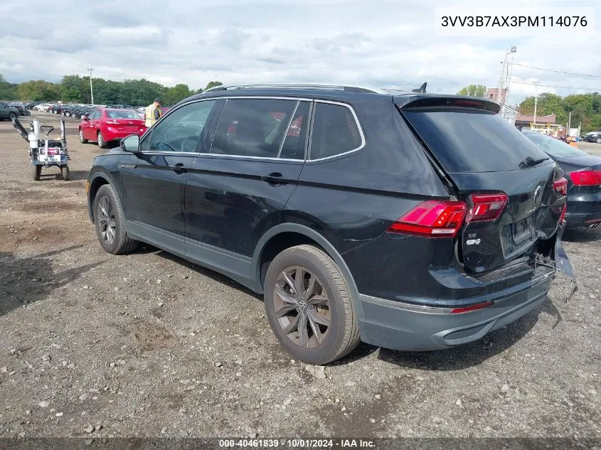 2023 Volkswagen Tiguan 2.0T Se VIN: 3VV3B7AX3PM114076 Lot: 40461839