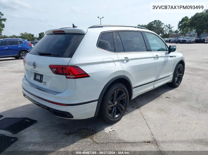 2023 Volkswagen Tiguan 2.0T Se R-Line Black VIN: 3VVCB7AX1PM093499 Lot: 40467385