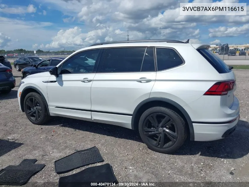 2023 Volkswagen Tiguan 2.0T Se R-Line Black VIN: 3VVCB7AX6PM116615 Lot: 40470134