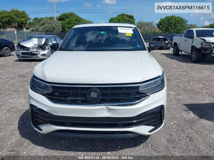 2023 Volkswagen Tiguan 2.0T Se R-Line Black VIN: 3VVCB7AX6PM116615 Lot: 40470134