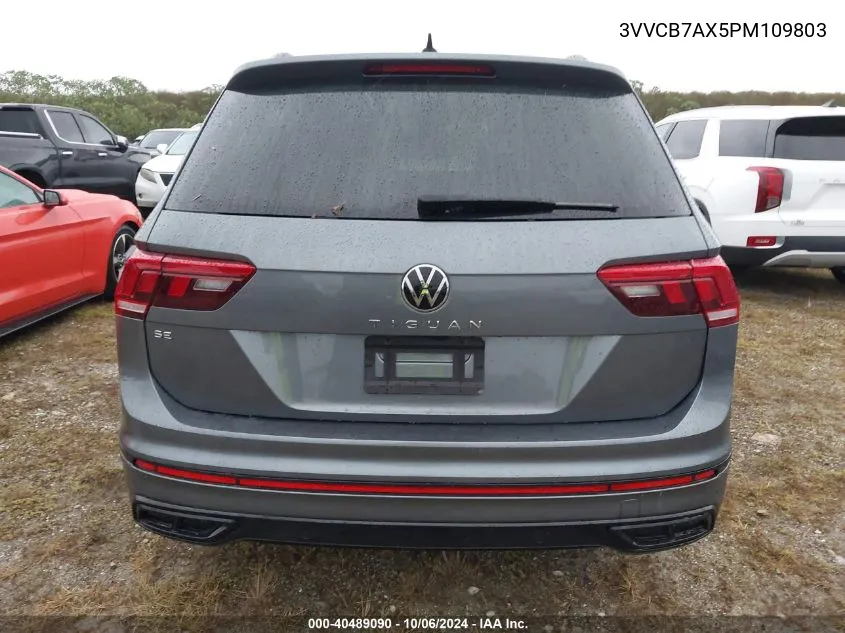 2023 Volkswagen Tiguan 2.0T Se R-Line Black VIN: 3VVCB7AX5PM109803 Lot: 40489090