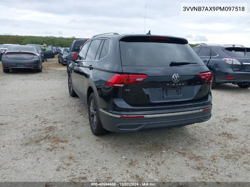 2023 Volkswagen Tiguan Se VIN: 3VVNB7AX9PM097518 Lot: 40504458