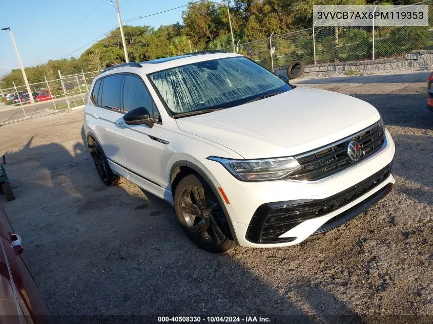 2023 Volkswagen Tiguan 2.0T Se R-Line Black VIN: 3VVCB7AX6PM119353 Lot: 40508330