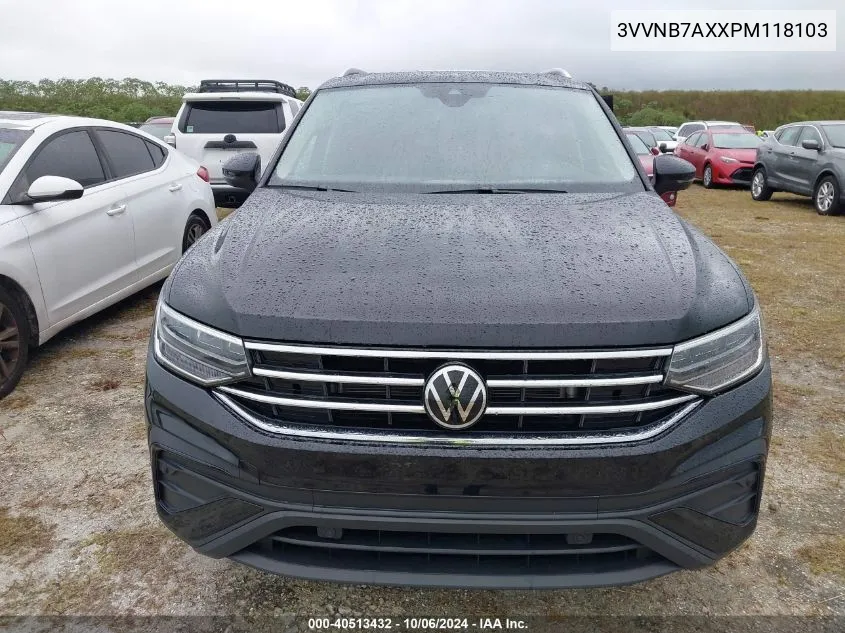 2023 Volkswagen Tiguan 2.0T Se VIN: 3VVNB7AXXPM118103 Lot: 40513432