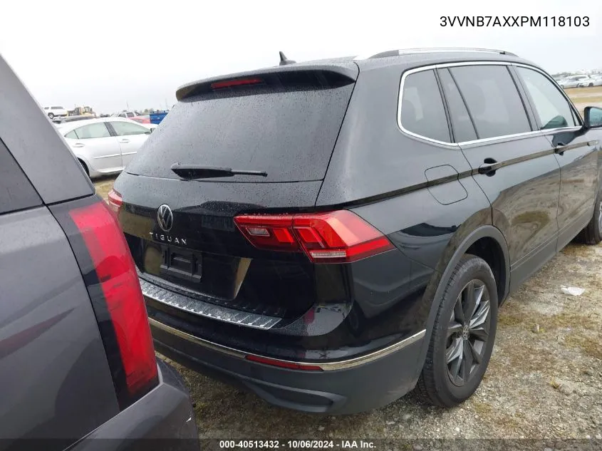 3VVNB7AXXPM118103 2023 Volkswagen Tiguan 2.0T Se