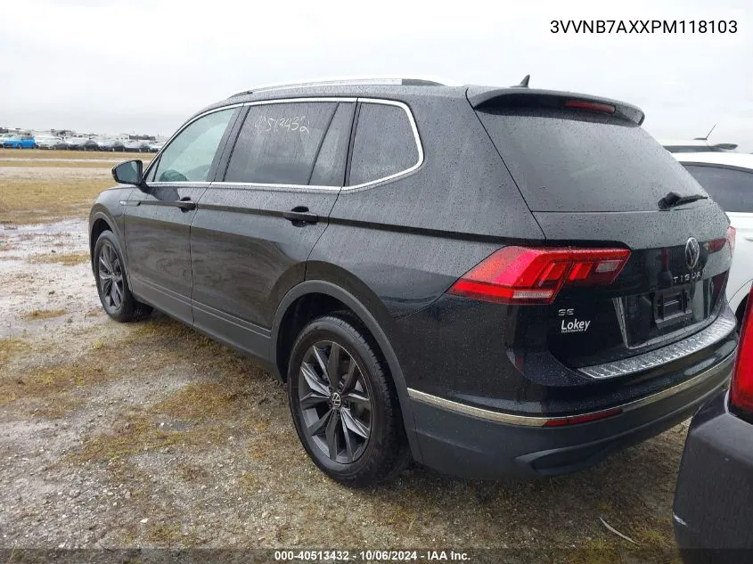 2023 Volkswagen Tiguan 2.0T Se VIN: 3VVNB7AXXPM118103 Lot: 40513432