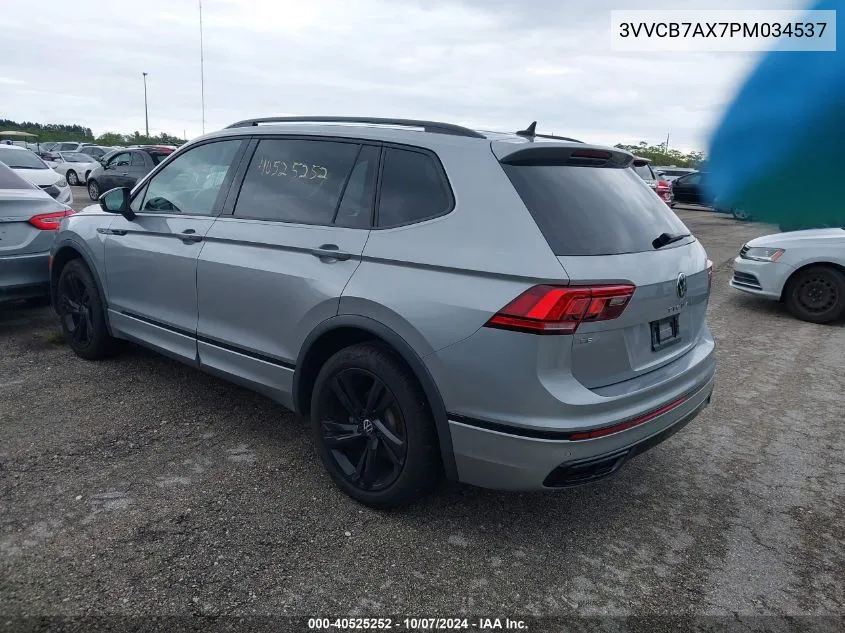 2023 Volkswagen Tiguan Se R-Line Black VIN: 3VVCB7AX7PM034537 Lot: 40525252