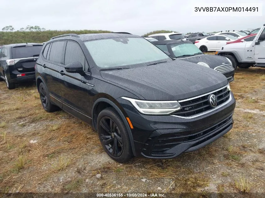 2023 Volkswagen Tiguan Se R-Line Black VIN: 3VV8B7AX0PM014491 Lot: 40536155