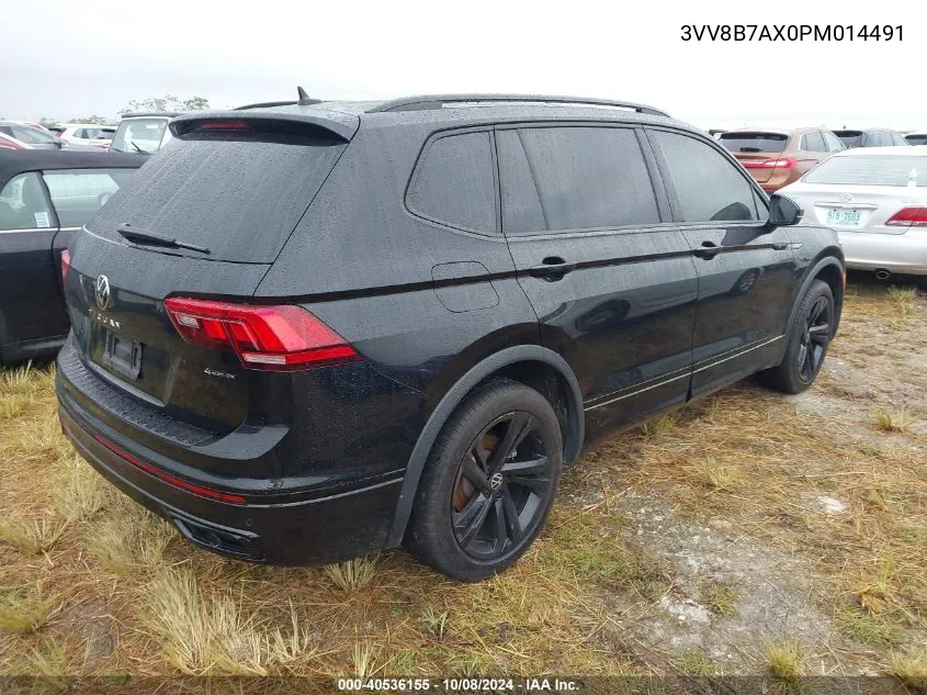 2023 Volkswagen Tiguan Se R-Line Black VIN: 3VV8B7AX0PM014491 Lot: 40536155