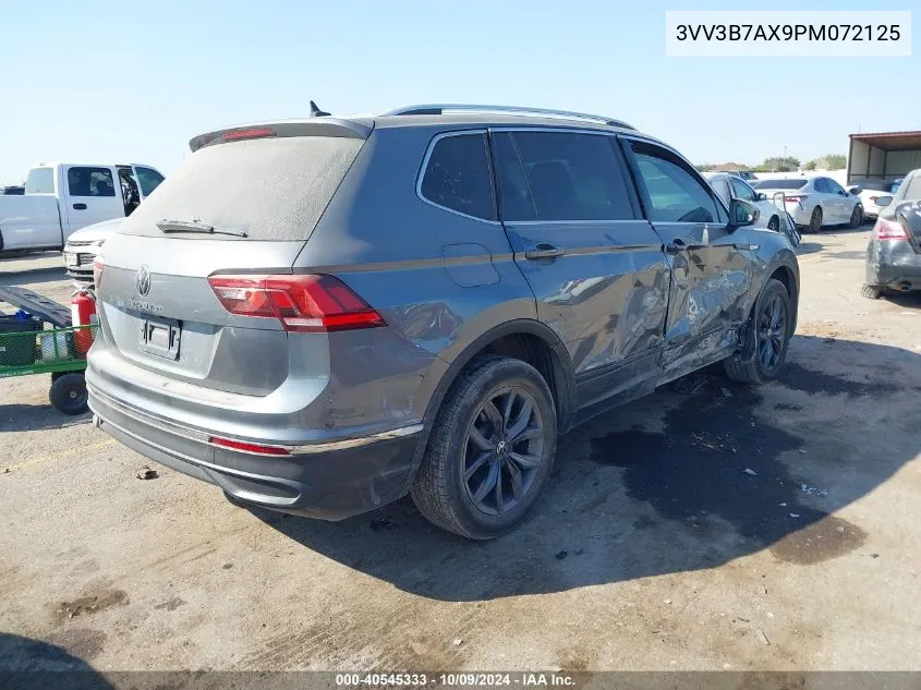 2023 Volkswagen Tiguan Se VIN: 3VV3B7AX9PM072125 Lot: 40545333