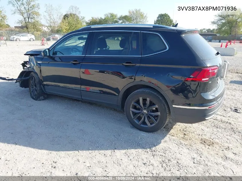 2023 Volkswagen Tiguan 2.0T Se VIN: 3VV3B7AX8PM071936 Lot: 40569425