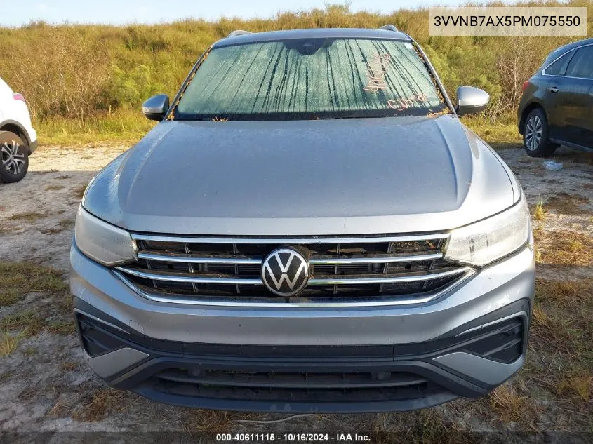 2023 Volkswagen Tiguan 2.0T Se VIN: 3VVNB7AX5PM075550 Lot: 40611115