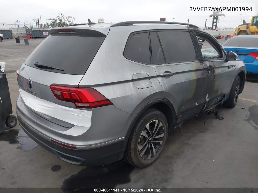 2023 Volkswagen Tiguan 2.0T S VIN: 3VVFB7AX6PM001994 Lot: 40611141