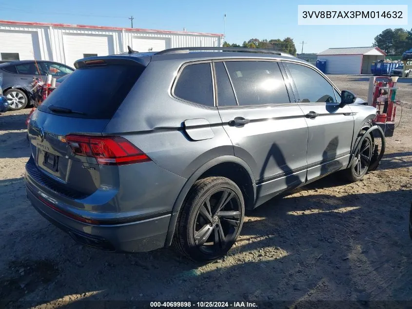 2023 Volkswagen Tiguan 2.0T Se R-Line Black VIN: 3VV8B7AX3PM014632 Lot: 40699898