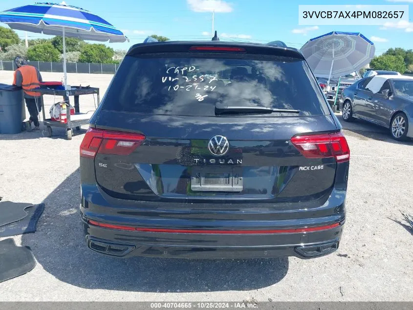 2023 Volkswagen Tiguan 2.0T Se R-Line Black VIN: 3VVCB7AX4PM082657 Lot: 40704665