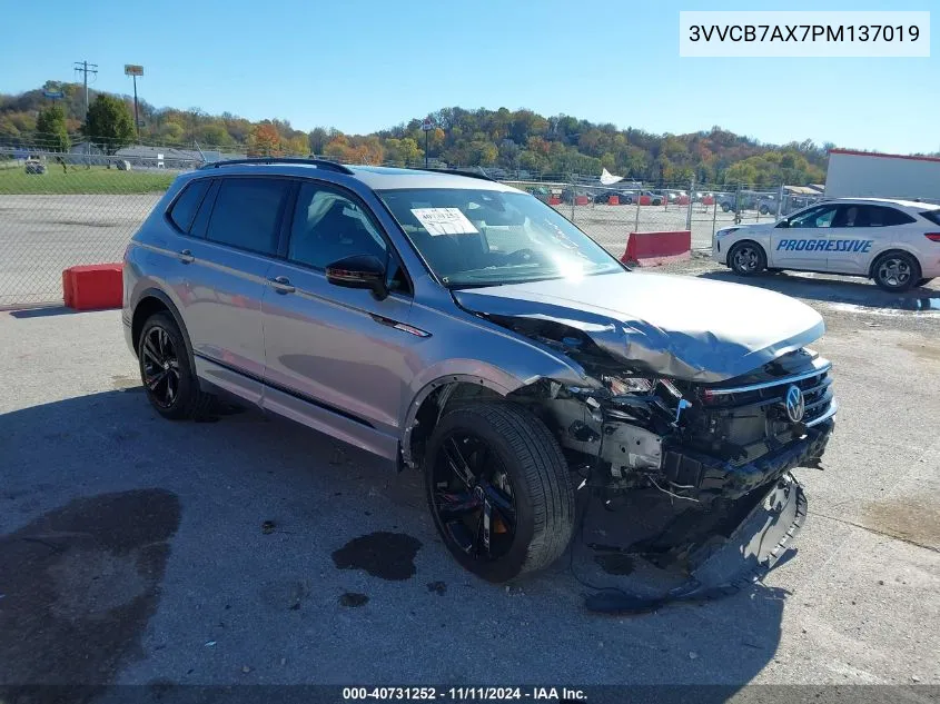 2023 Volkswagen Tiguan 2.0T Se R-Line Black VIN: 3VVCB7AX7PM137019 Lot: 40731252