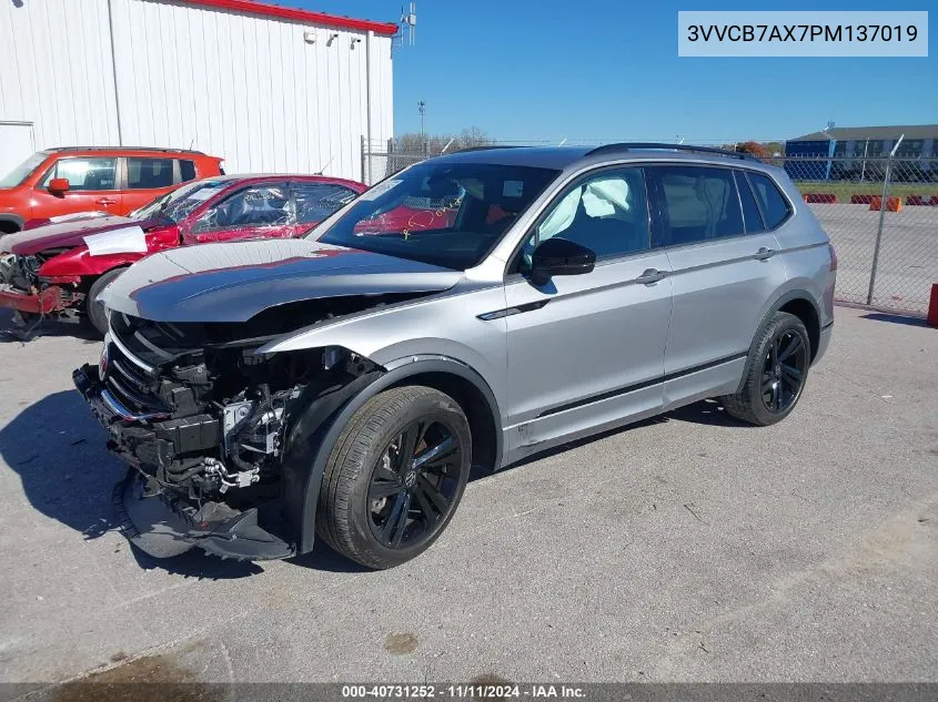 2023 Volkswagen Tiguan 2.0T Se R-Line Black VIN: 3VVCB7AX7PM137019 Lot: 40731252