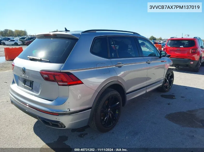 2023 Volkswagen Tiguan 2.0T Se R-Line Black VIN: 3VVCB7AX7PM137019 Lot: 40731252