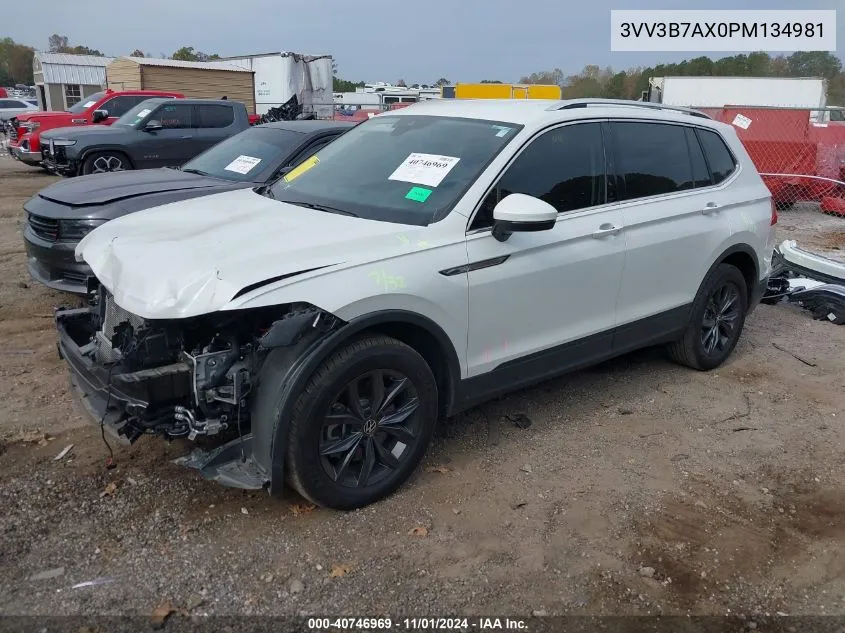 2023 Volkswagen Tiguan 2.0T Se VIN: 3VV3B7AX0PM134981 Lot: 40746969