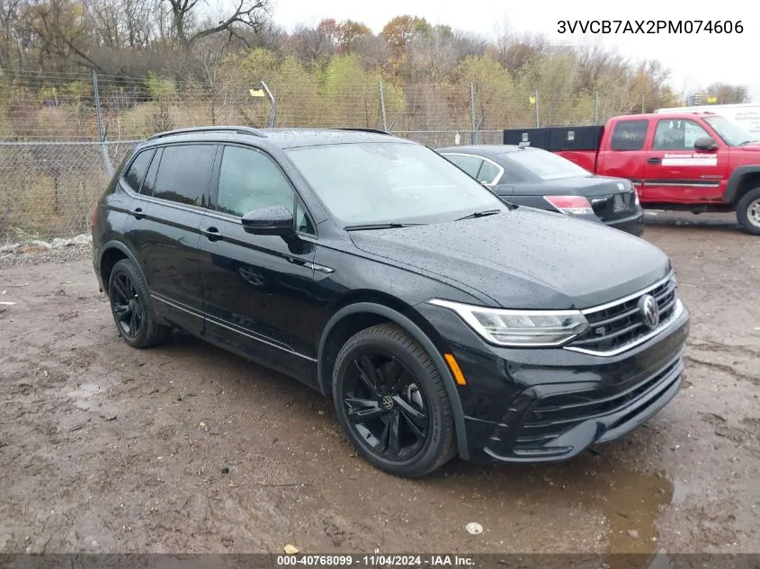 2023 Volkswagen Tiguan 2.0T Se R-Line Black VIN: 3VVCB7AX2PM074606 Lot: 40768099